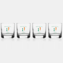 Conjunto de Vidro Whiskey Irlandês Casado