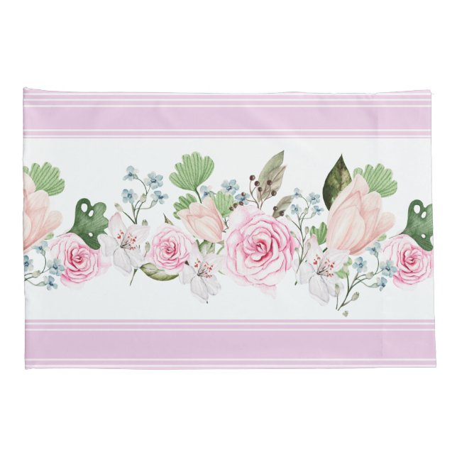 Conjunto Floral Elegante de Aquarelas (Parte Traseira - Direita)