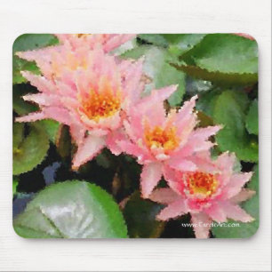 Conjunto Mousepad do lírio de água de "Monet"