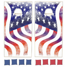 Conjunto Patriótico de Cornhole Patriótico Russo A