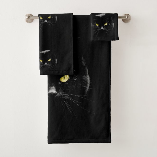 Conjunto Preto De Banheiro De Gato (Insitu)