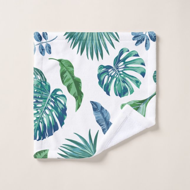 Conjunto Tropical Palm Leaf Towel (Pano de lavar)
