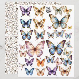 Conjunto WatercolorButterfly para corte exigente