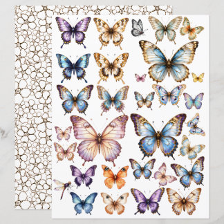 Conjunto WatercolorButterfly para corte exigente