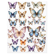 Conjunto WatercolorButterfly para corte exigente
