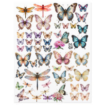 Conjunto WatercolorButterfly para corte exigente