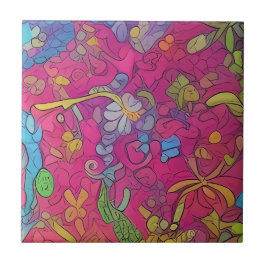 Conjuntos de Azulejos cerâmicos de Sapo simples co