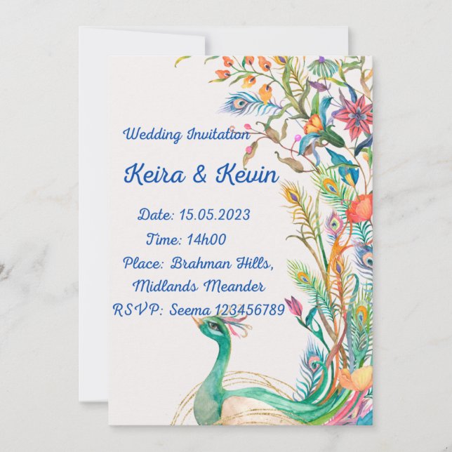 Conjuntos de Casamentos : Convite (Frente)