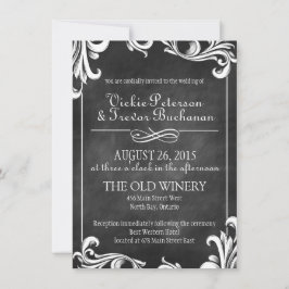 Conjuntos de Convite para Casamento de Chalkboard 