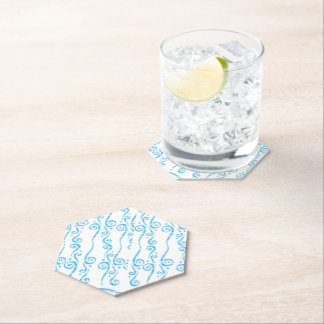 Conjuntos de Porta-Copos Blue Swirls