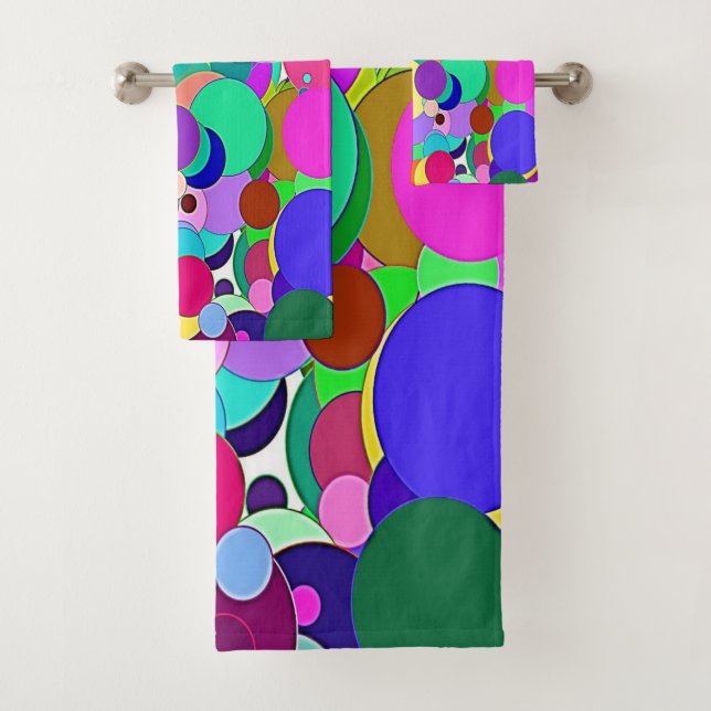Conjuntos de Toalhas de Banheiro de abstrato (Insitu)