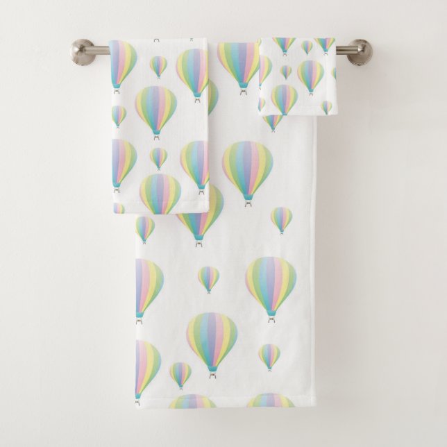 Conjuntos de Toalhas de Banheiro Parachutes Pastel (Insitu)
