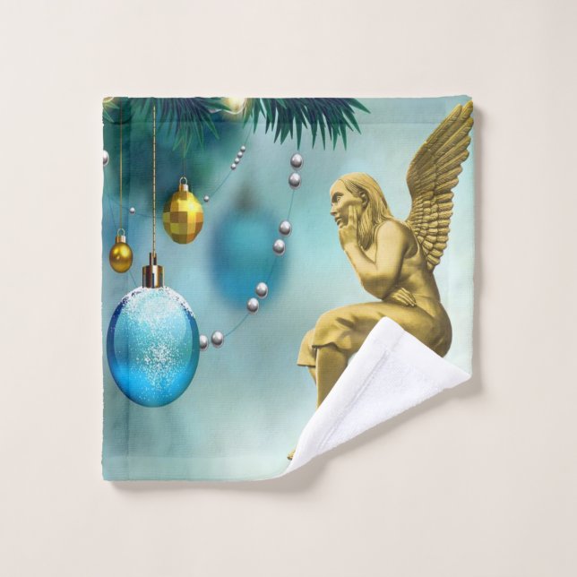 Conjuntos de Toalhas de Banho de Natal, Anjo de Na (Pano de lavar)