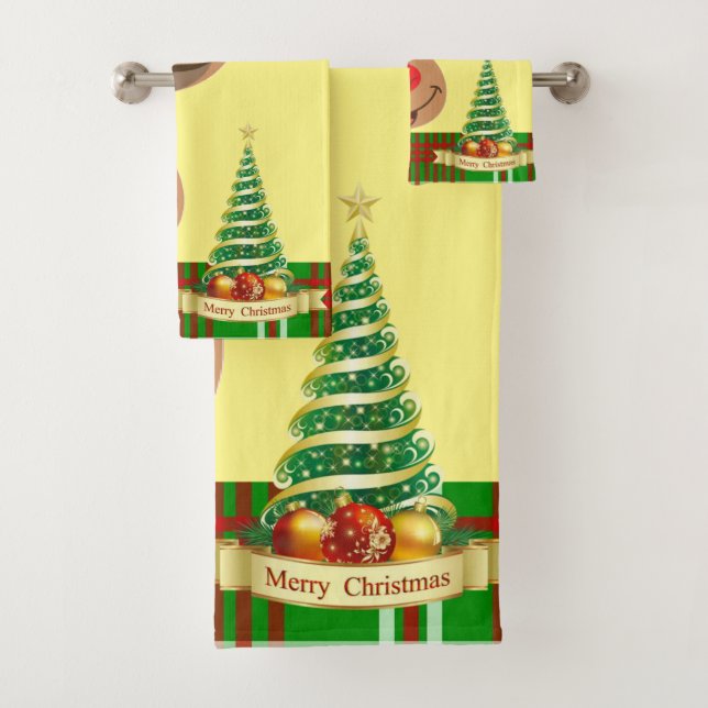 Conjuntos De Toalhas De Banho De Natal, Elf (Insitu)