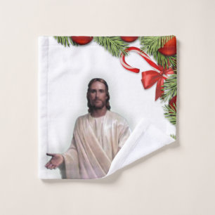 Conjuntos de Toalhas de Banho de Natal, Jesus Cris