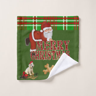 Conjuntos de Toalhas de Banho de Natal, Papai Noel