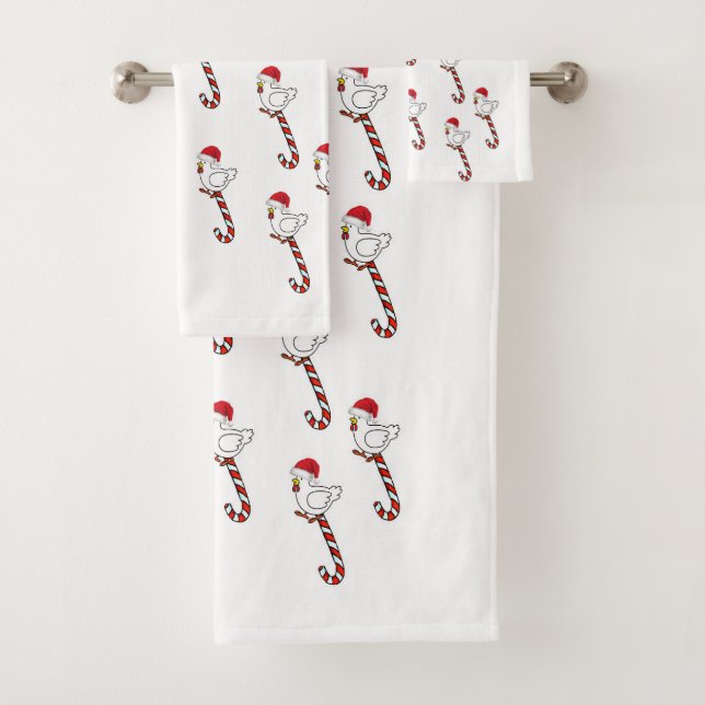 Conjuntos de Toalhas de Banho de Natal, Pintinhos (Insitu)