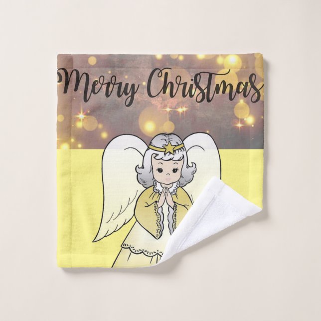 Conjuntos de Toalhas de Natal, Anjo de Natal (Pano de lavar)
