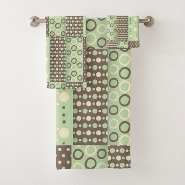 Conjuntos de Toalhas Marrons Verdes (Insitu)