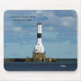 Conneaut Harbour West Breakwater Light Mousepad