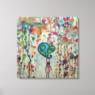 Conquistando o impressão das canvas do abstrato d