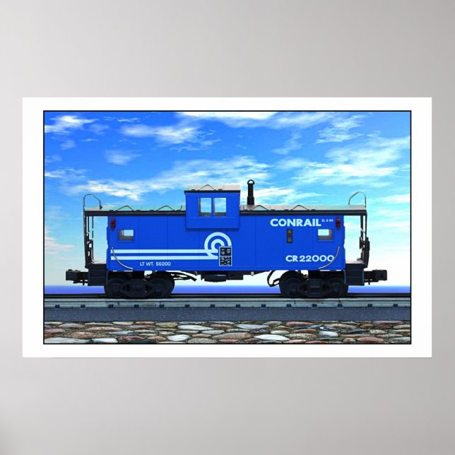CONRAIL CABOOSE POSTER (Frente)