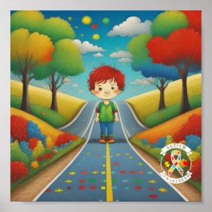 Consciência Autismo - Poster