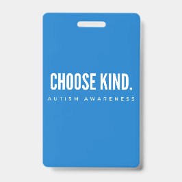 consciência autista escolhe Crachá azul de jardim