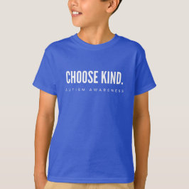 consciência autista escolhe tipo Crianças T-Shirt 