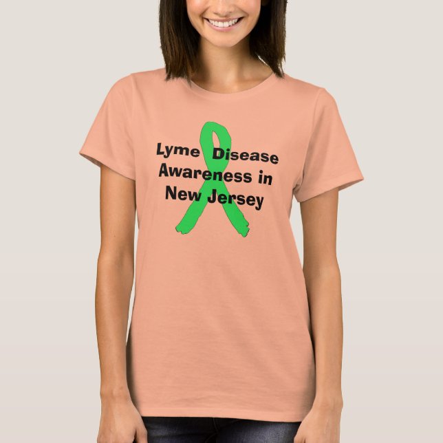 Consciência da doença de Lyme na Camisa das Mulher (Frente)