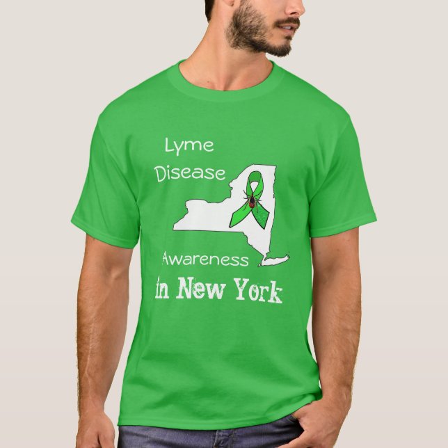 Consciência da doença de Lyme na camisa de Nova Yo (Frente)