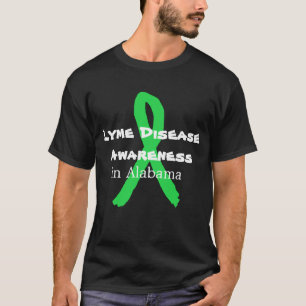 Consciência da doença de Lyme na camisa do Alaba