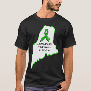 Consciência da doença de Lyme na camisa dos home