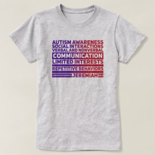 Consciência do autismo - o t-shirt básico das