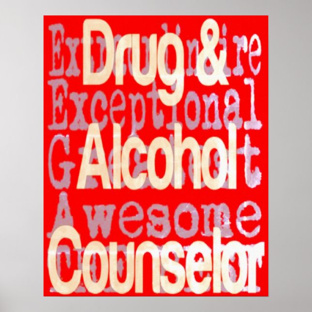 Conselheiro De Drogas E Álcool Poster Extraordinár (Frente)
