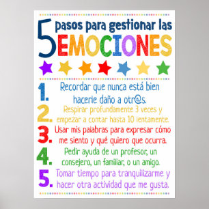 Conselheiro escolar espanhol Poster