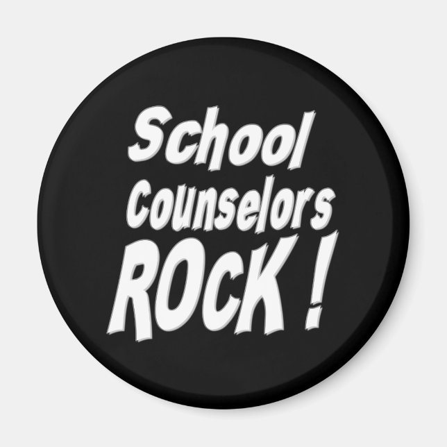 Conselheiros Escolares Rock! Íman (Frente)