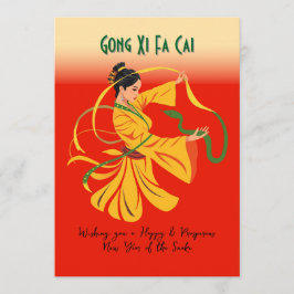 Conselho Ano romântico do cartão de saudação Cobra