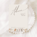 Conselho Boho Autumn Wildflower | Cartão de conselheiro par<br><div class="desc">Apresentando nossa maravilhosa flor silvestre do outono | cartão de conselho de casamento bege, que inclui uma design simples e moderna que reflete a beleza da natureza. Apresentando flores e folhas de terracota de queda seca prensada, ele captura a essência das matizes laranja queimadas em outubro, criando um design mínimo,...</div>