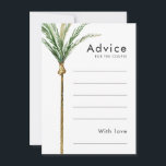 Conselho Cartão de Aviso de Casamento de Destino da Palm Tr<br><div class="desc">Este cartão de aviso de casamento de palmeiras apresenta palmeiras de aquarela tropicais em um fundo branco brilhante que evoca o sonho de um casamento de destino. este design irradia o romance das costas arenosas e palmeiras balançando, perfeito para casais que buscam uma celebração verdadeiramente inesquecível. Para coordenação personalizada ou...</div>