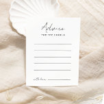 Conselho Cartão de Aviso de Casamento de Script Moderno Bra<br><div class="desc">Apresentando nossa design de Cartão de Aviso de Casamento de Script Moderno Branco, onde o minimalismo moderno encontra a arte da caligrafia. Esta estética curada traz um ar de sofisticação para o seu dia especial - com uma reviravolta de feitiço, charme casual. A combinação de uma simples tipografia com uma...</div>