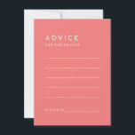 Conselho Cartão de Aviso de Casamento Rosa Minimalista Citr<br><div class="desc">Apresentando nossa Design de Cartão de Conselheiro de Casamento Rosa Minimalista Citrus, onde simplicidade encontra sofisticação em uma paleta de tons brilhantes de citros. Com fundo sólido em fontes tipográficas cor-de-rosa, laranja, amarela ou verde e limpas, esse tema exumenta a elegância contemporânea com um toque de encanto retrorreflector. Projetados para...</div>