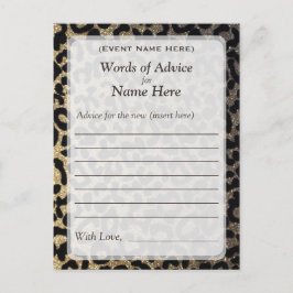 Conselho Cartão de Aviso | Lente-leopardo