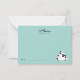 Conselho Cartão De Chá de fraldas De Vaca Para Mamãe