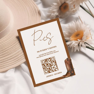 Conselho Cartão de Código QR de Casamento Capture o Amor Fo