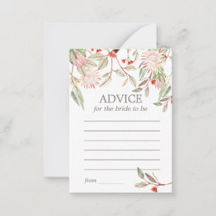 Conselho Cartão de Conselhos de Flores Rústicas Australiana