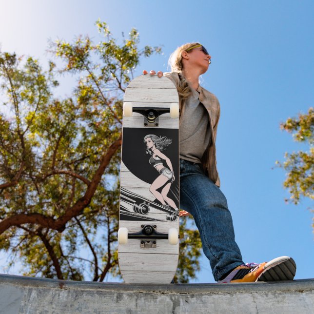 conselho de 1/8 pol. Babe Design de skate (Ao ar livre 1)