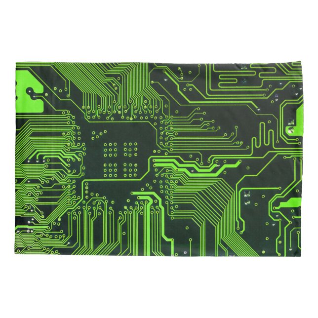 Conselho de Circuito Eletrônico Verde de Nerd Extr (Verso)