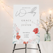 Conselho de Sinal de Boas-vindas do Red Poppy Wedp