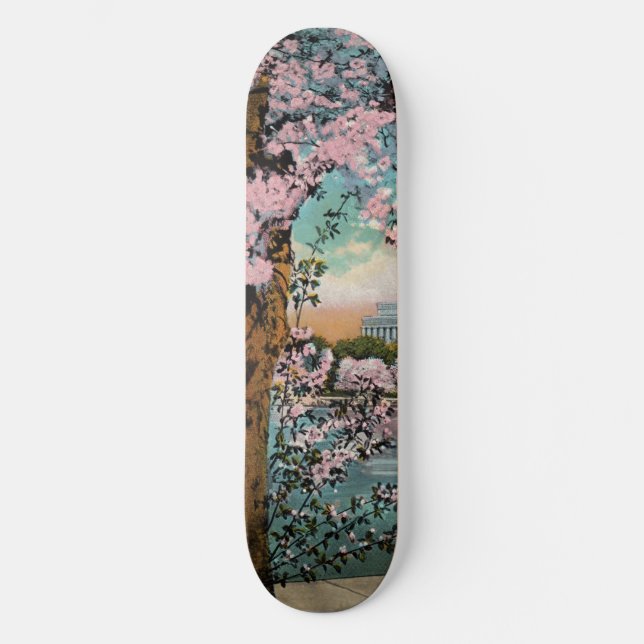 Conselho de Skate Cherry Blossoms (Frente)